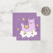 Llama Mitteilungskarte (Vorderseite/Rückseite Beispiel)