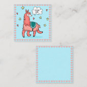 Llama Mitteilungskarte (Vorne/Hinten)