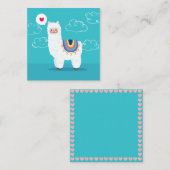 Llama Mitteilungskarte (Vorne/Hinten)