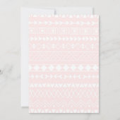 Llama Momma- Niedlich, Baby Girl Dusche Einladung (Rückseite)