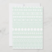 Llama Momma- Niedlich, Baby Girl Shower Einladung (Rückseite)