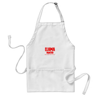 Llama Monster Red Logo Schürze