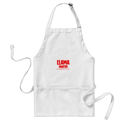 Llama Monster Red Logo Schürze (Vorne)