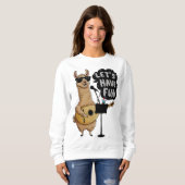 Llama Music Party Sweatshirt (Vorne ganz)