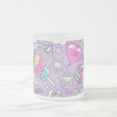 Llama-Muster 1 Mattglastasse (Mittel)