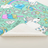 Llama-Muster 2 Sherpadecke (3/4)