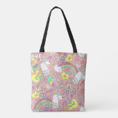 Llama-Muster 3 Tasche (Rückseite)