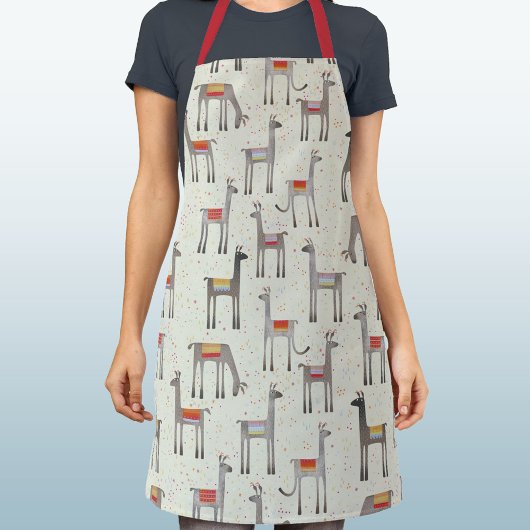 Llama-Muster Cute Whimsical Schürze