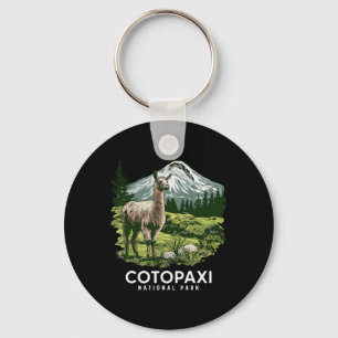 Llama National Park Cotopaxi Souvenir Alpaka Ecuad Schlüsselanhänger