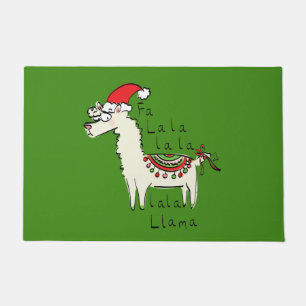 Llama Niedlich Funny Christmas Holiday Fußmatte