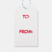 Llama Niedlich Funny Christmas Holiday Geschenkanhänger (Rückseite)