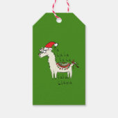Llama Niedlich Funny Christmas Holiday Geschenkanhänger (Vorderseite)