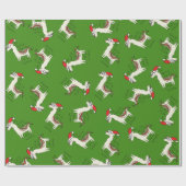 Llama Niedlich Funny Christmas Holiday Geschenkpapier (Flach)