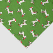 Llama Niedlich Funny Christmas Holiday Seidenpapier (Ausschnitt)