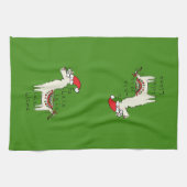 Llama Niedlich Funny Weihnachtsfeiertage Kinder Geschirrtuch (Horizontal)