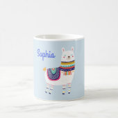 Llama Niedlich Individuelle Name Kaffeetasse (Mittel)