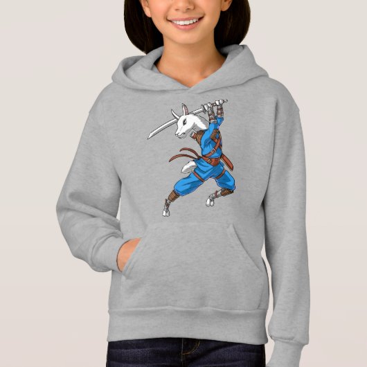 Llama Ninja Samurai Hoodie (Vorderseite)