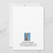 Llama notecard dankeskarte (Rückseite)