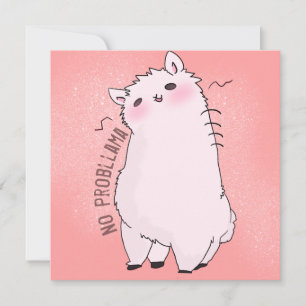 Llama Notizkarte Feiertagskarte