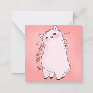 Llama Notizkarte Mitteilungskarte