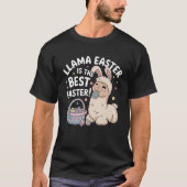 Llama Ostern ist das beste Ostern! T-Shirt (Vorderseite)