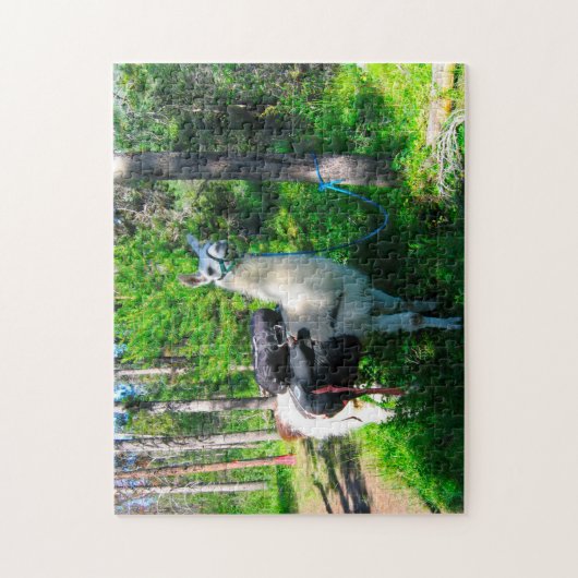 Llama Pack Idaho. Jigsaw Puzzle (Vertikal)