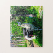 Llama Pack Idaho. Weihnachtsgrüße Puzzle (Vertikal)