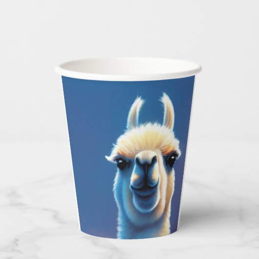Llama Pappbecher (Vorderseite)