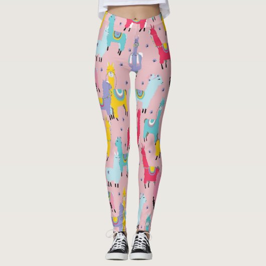 Llama Party Leggings (Vorderseite)
