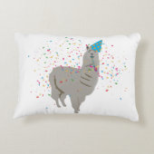 Llama Partying - Tiere mit Party Dekokissen (Rückseite)