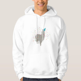 Llama Partying - Tiere mit Party Hoodie