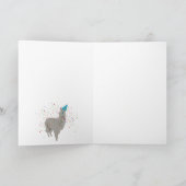 Llama Partying - Tiere mit Party Karte (Innenseite)