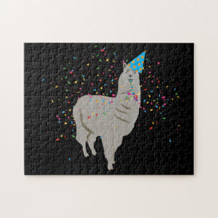 Llama Partying - Tiere mit Party Puzzle