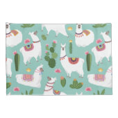 Llama Pattern Kissenbezug (Rückseite-Rechts)