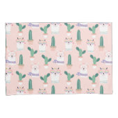 Llama Pattern Pillow Case Kissenbezug (Vorderseite-Rechts)