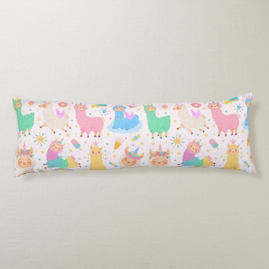 Llama Pattern Seitenschläferkissen (Rückseite)