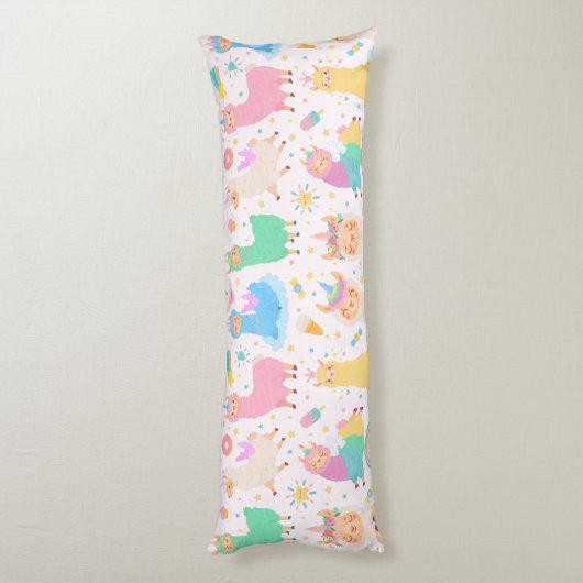 Llama Pattern Seitenschläferkissen (Rückseite (Vertikal))