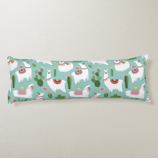 Llama Pattern Seitenschläferkissen (Rückseite)