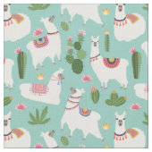 Llama Pattern Stoff (Nahaufnahme)