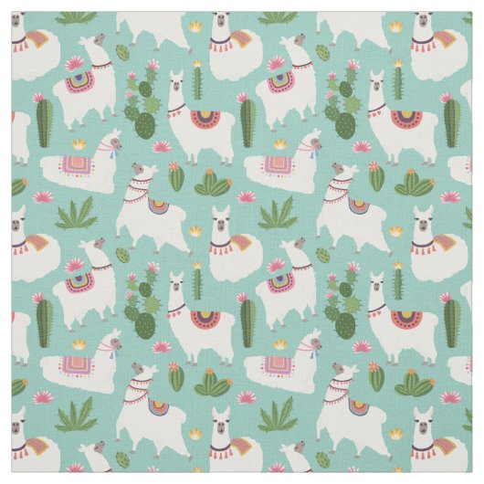 Llama Pattern Stoff (Muster)