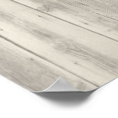 Llama Peeking aus Stallfarbe Poster (Ecke)