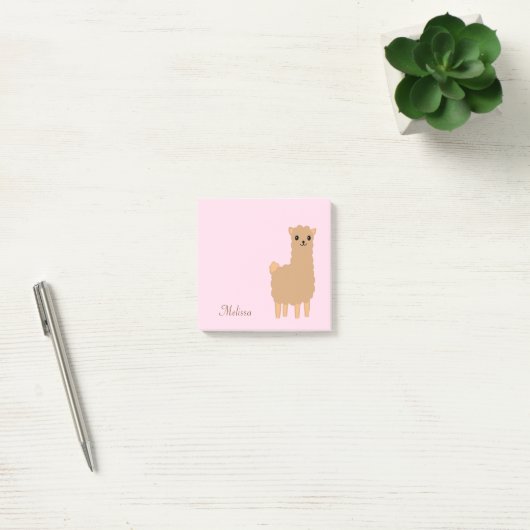 Llama personalisiert post-it klebezettel (Büro)