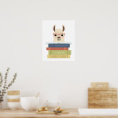 Llama personalisierter Druck Poster (Küche)