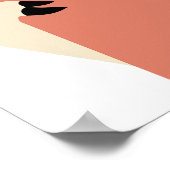 Llama personalisierter Druck Poster (Ecke)