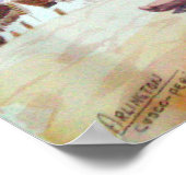 Llama Picture Cuzco Peru Poster (Ecke)