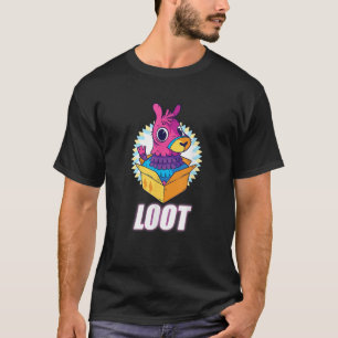Llama Pinata Loot Ein Geschenk für Gamer Fans von  T-Shirt
