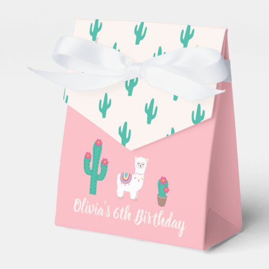 Llama Pink Gevor Box Geschenkschachtel (Vorderseite)
