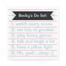 Llama Pink Pajama Girl Geburtstagsparty Sleepover