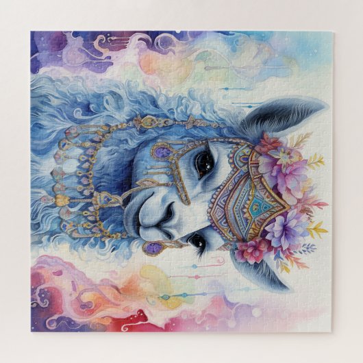 Llama Portrait Jigsaw Puzzle (Horizontal)