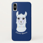 Llama Queen Case-Mate iPhone Hülle (Rückseite)